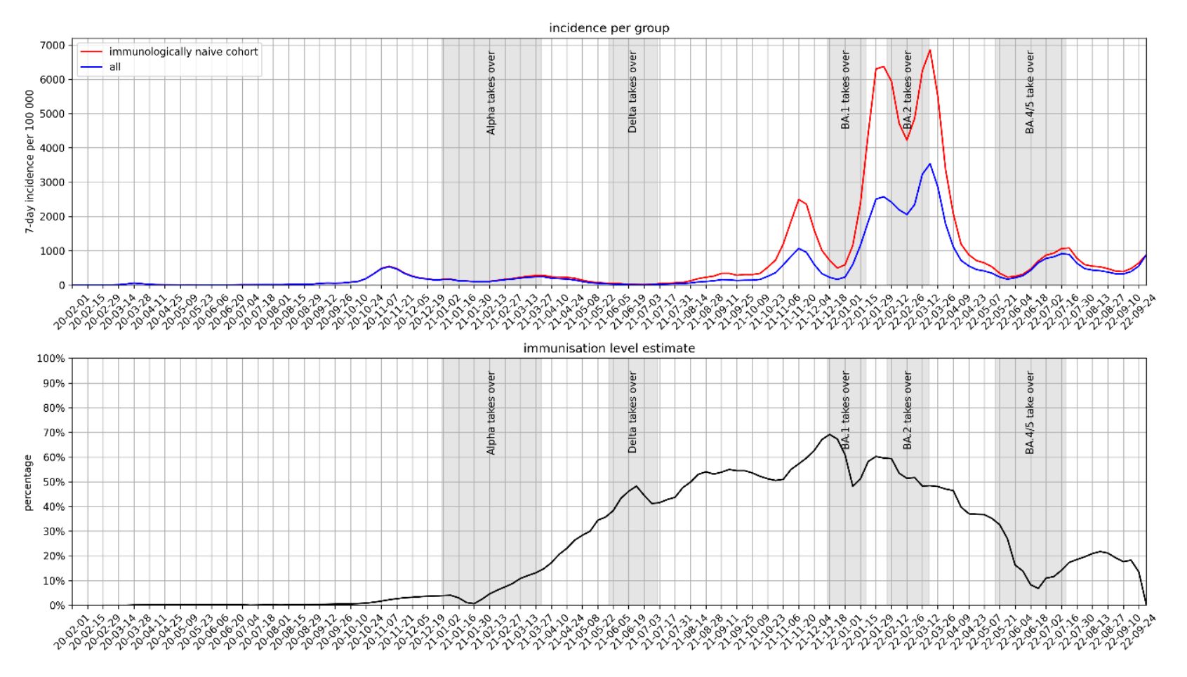 SARS-CoV-2 Immunity Level Estimate: Peek Behind Scenes of Computation